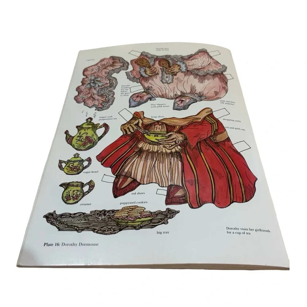 Vintage 1986 Victorian Pets Paper Dolls in Full Color Evelyn Gathings Dover Book